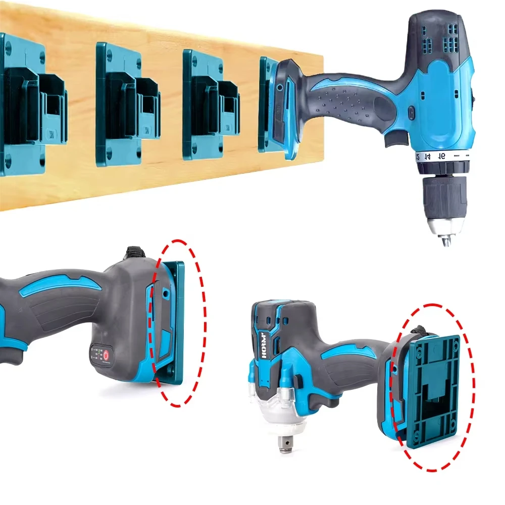 Soporte para taladro 18V Bosch Makita pared - imagen 3