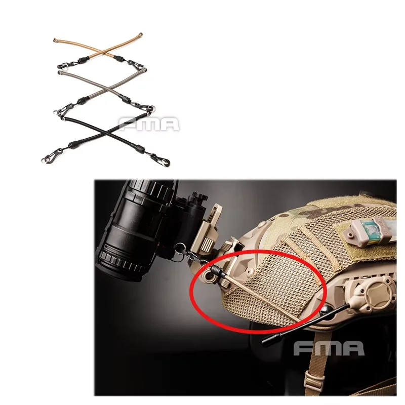 FMA ACH Gancho de repuesto para casco - NVG, VAS y ARCs compatibles - imagen 5
