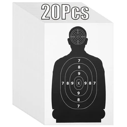 Dianas de papel para tiro al blanco, estilo silueta, airsoft campo