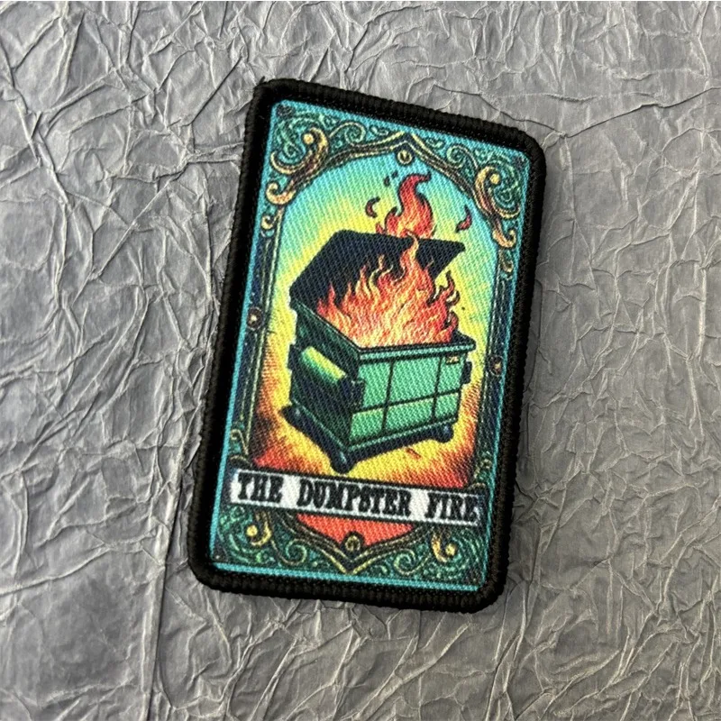 Parche táctico MOLLE The Dumpster Tarot para mochila y uniforme - imagen 5