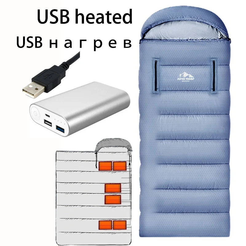 Sistema de calefacción USB y conexión a power bank