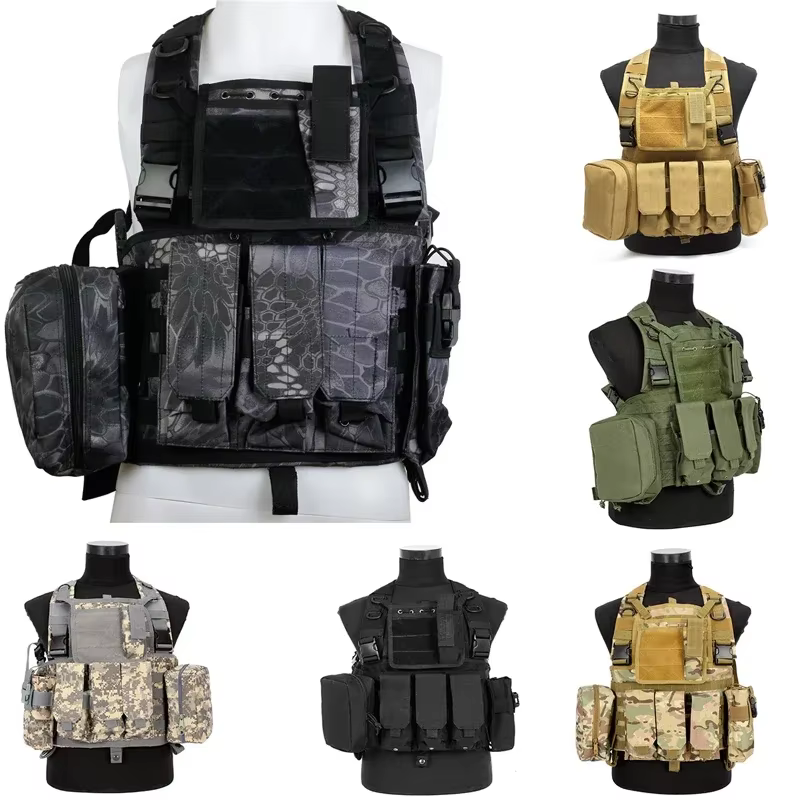Chaleco táctico Molle RRV para caza, paintball, airsoft y EDC - imagen 3