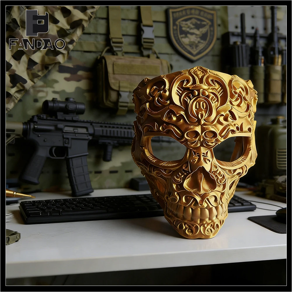 Máscara Táctica Calavera 3D para Cosplay y Festivales