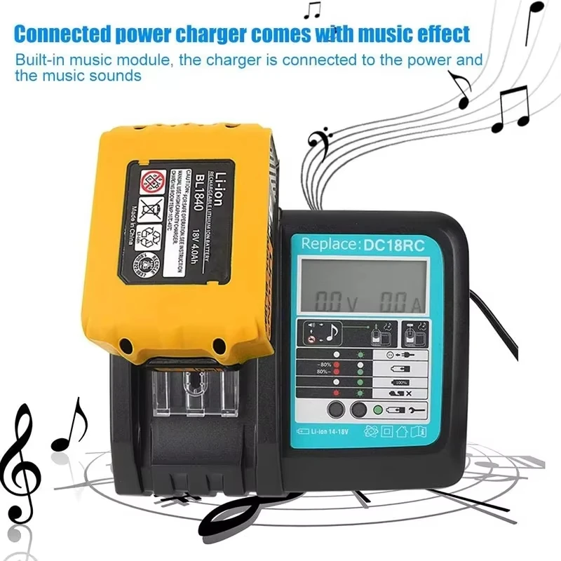 Makita DC18RC cargador de batería 18V LXT iones de litio compatible - imagen 3