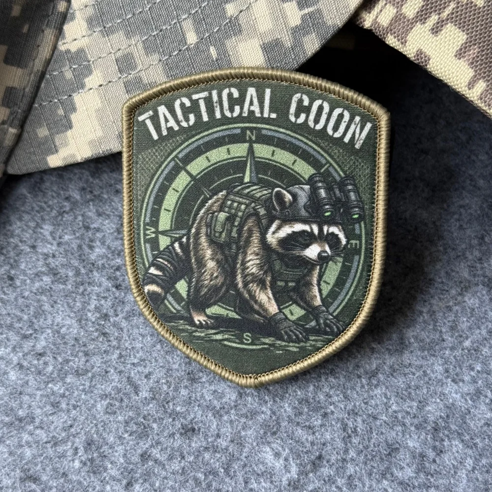 Moral Coon Parche táctico impreso gancho y bucle para MOLLE - imagen 5