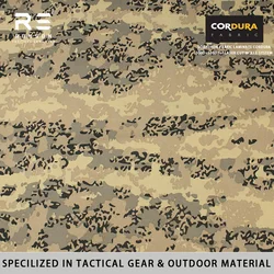 Camuflaje táctico Tarnanzug Arid 500D Cordura MOLLE cortado con láser