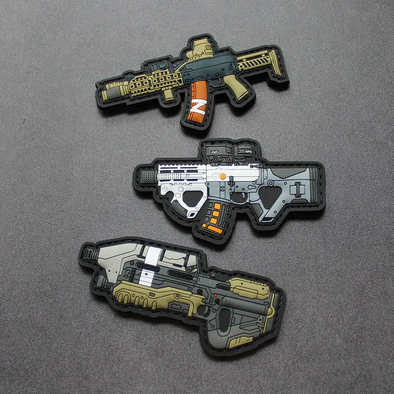 Parche táctico PVC 3D autoadhesivo Morale para brazalete - imagen 4