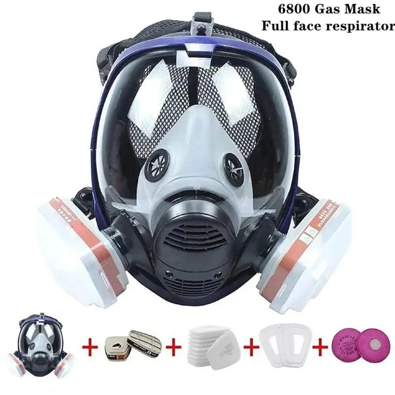 Máscara de gas 6800 – Protección química, polvo y aerosoles