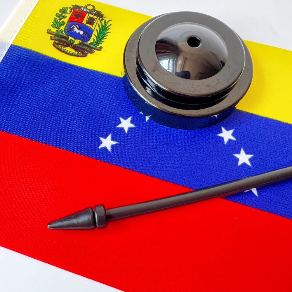 Bandera nacional de Venezuela para escritorio, poliéster VE - imagen 5