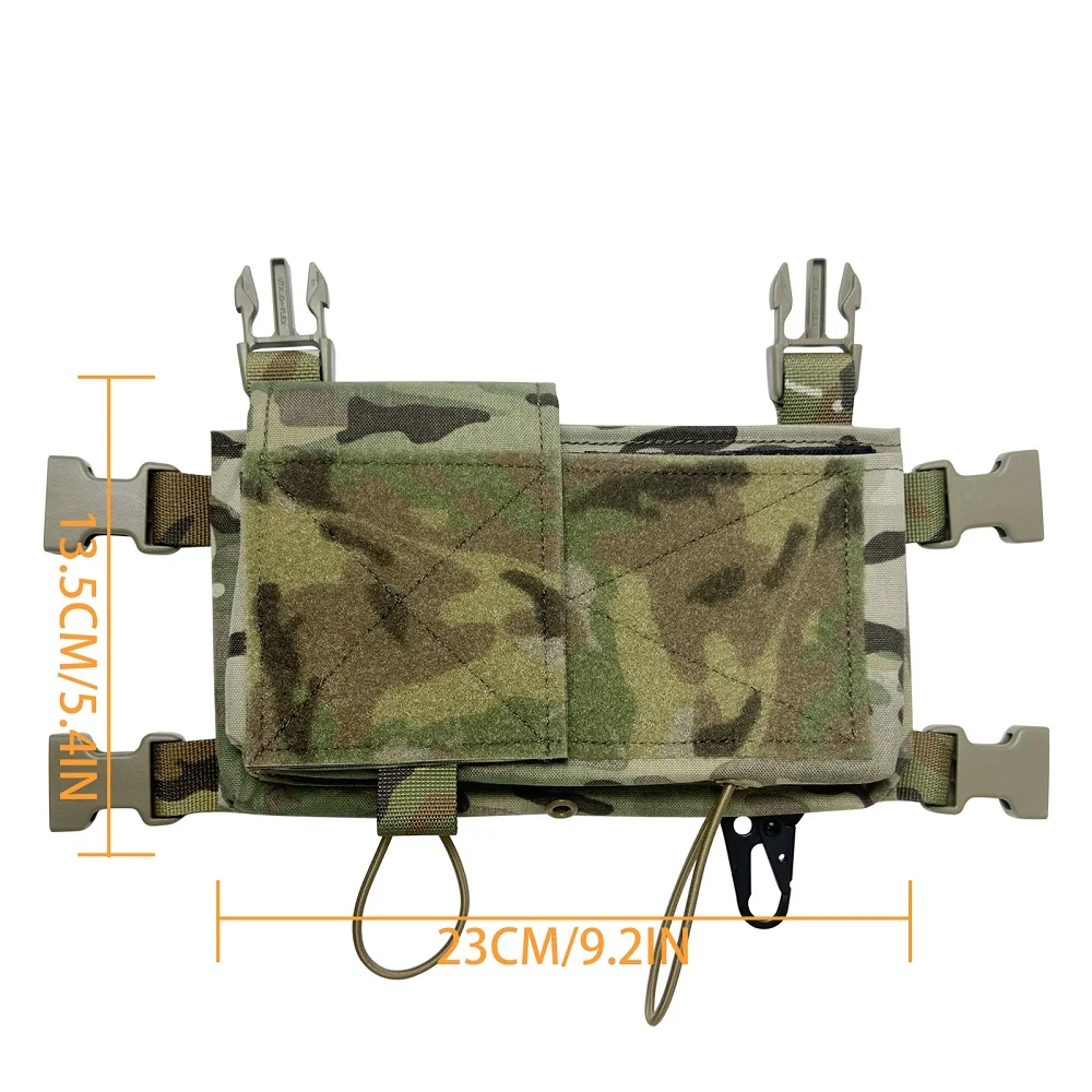 Vista frontal del chaleco táctico MK3 MK4