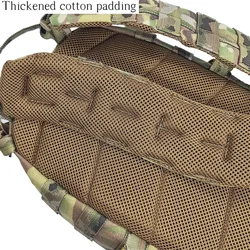 Mochila táctica de nailon 500D con soporte para casco y bolsa de agua
