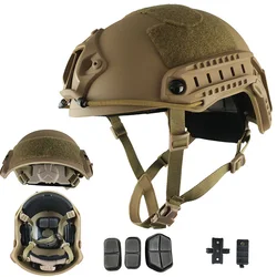 Casco táctico Airsoft MH ABS engrosado protección exteriores