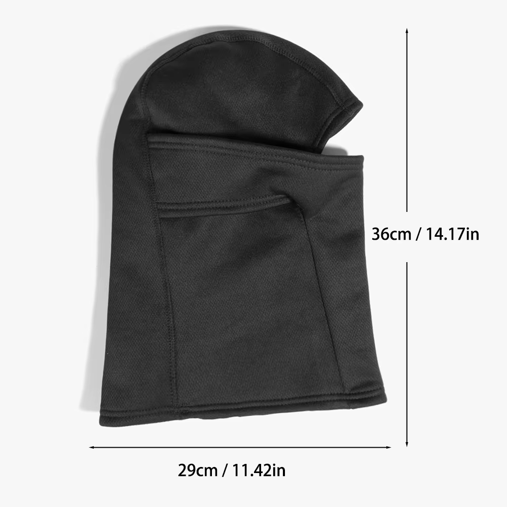 Pasamontañas de lana camuflaje cálido para invierno, máscara facial - imagen 5