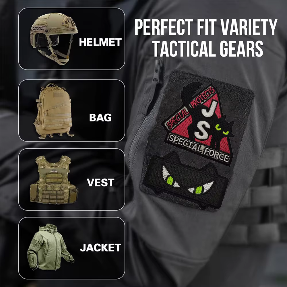 Parche táctico Delta Force insigne bordada para chaleco MOLLE - imagen 3