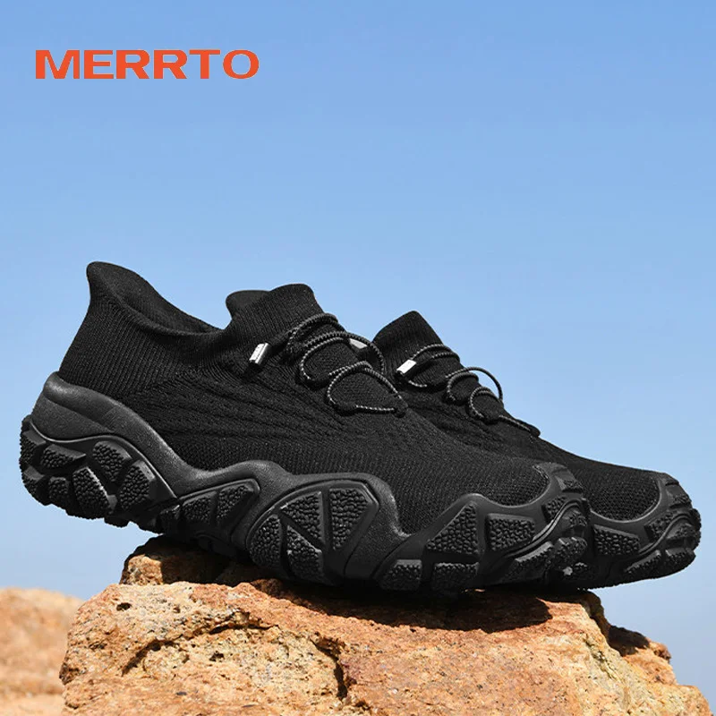 MERRTO Zapatillas de trekking malla outdoor para mujer