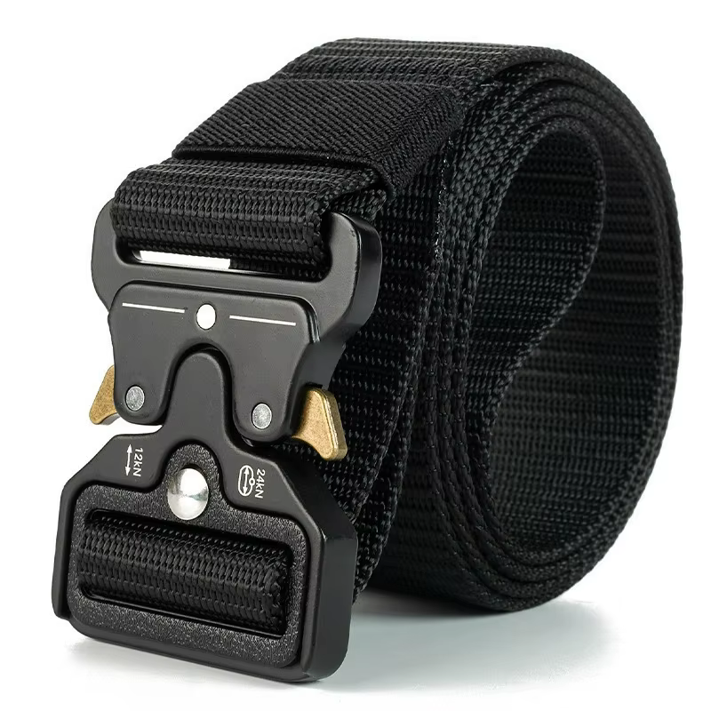 Cinturón táctico nailon resistente para caza y combate