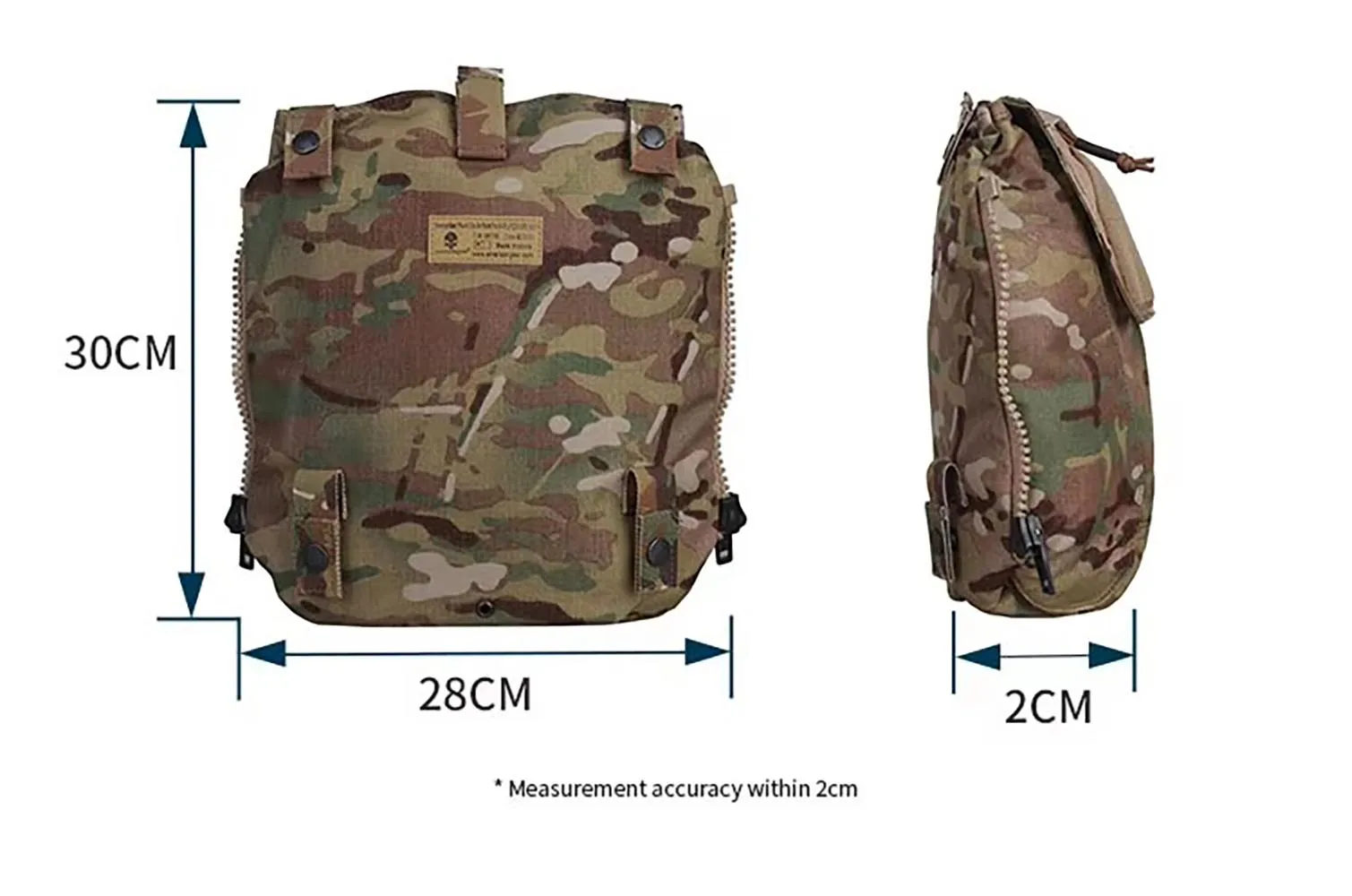 Emersongear Bolsa táctica MOLLE con cierre MVS para airsoft - imagen 4