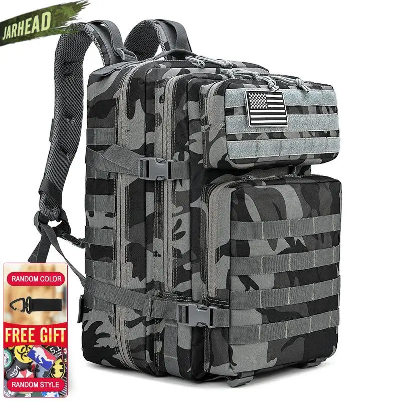 Mochila táctica camuflaje exterior multiusos ripstop MOLLE - imagen 2