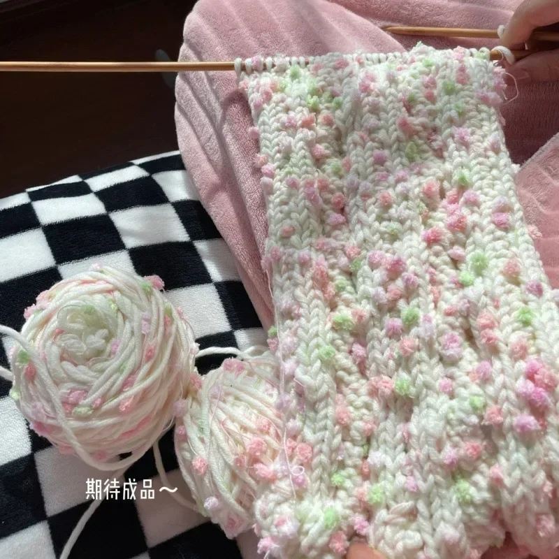 Bufanda mohair arcoíris degradado – Tejidura suave y duradera - imagen 2