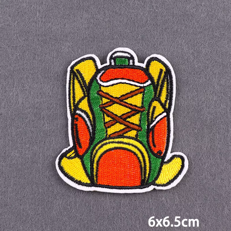 Parche bordado Stay Wild fuego para chaleco táctico - imagen 3