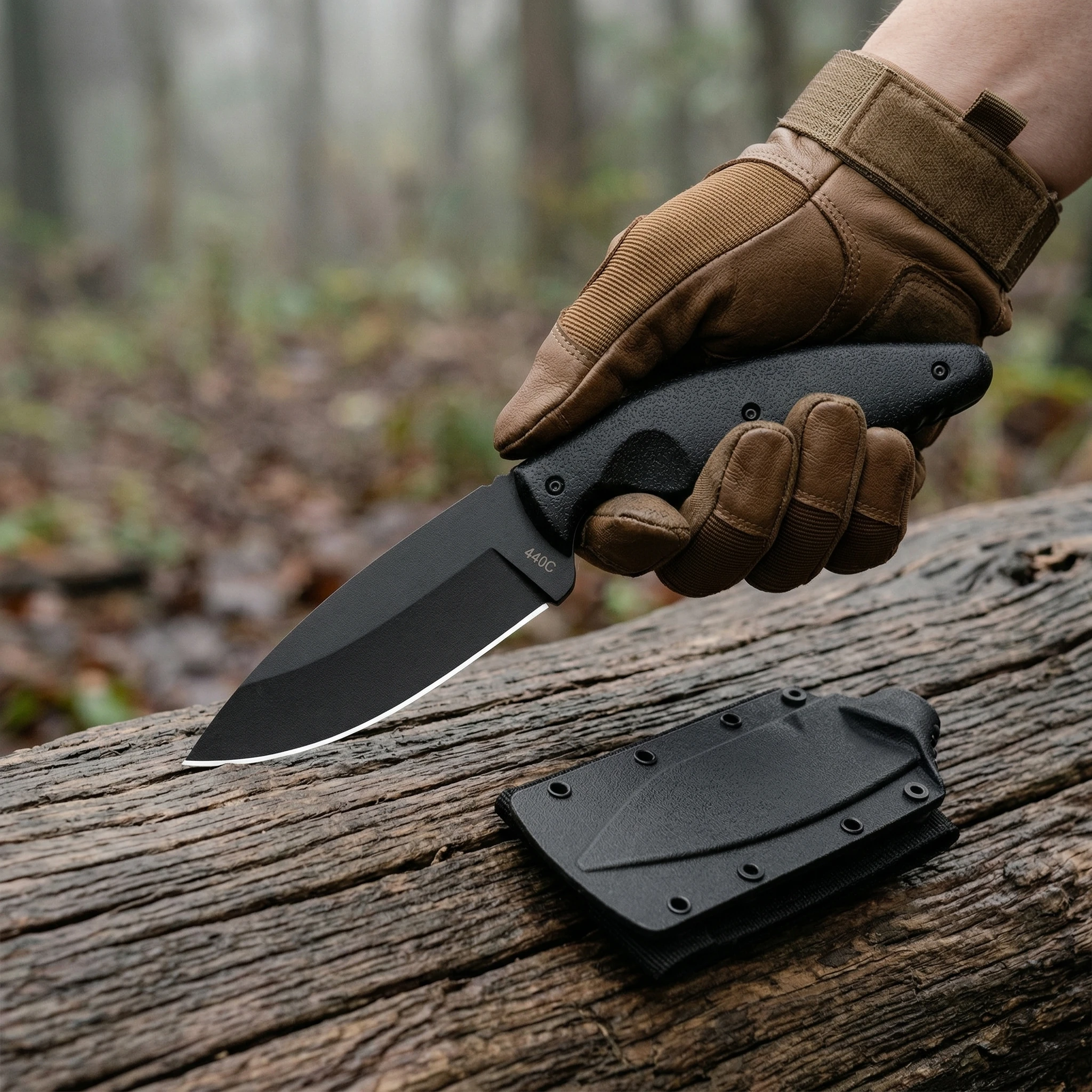 Detalle del mango G10 para mayor control