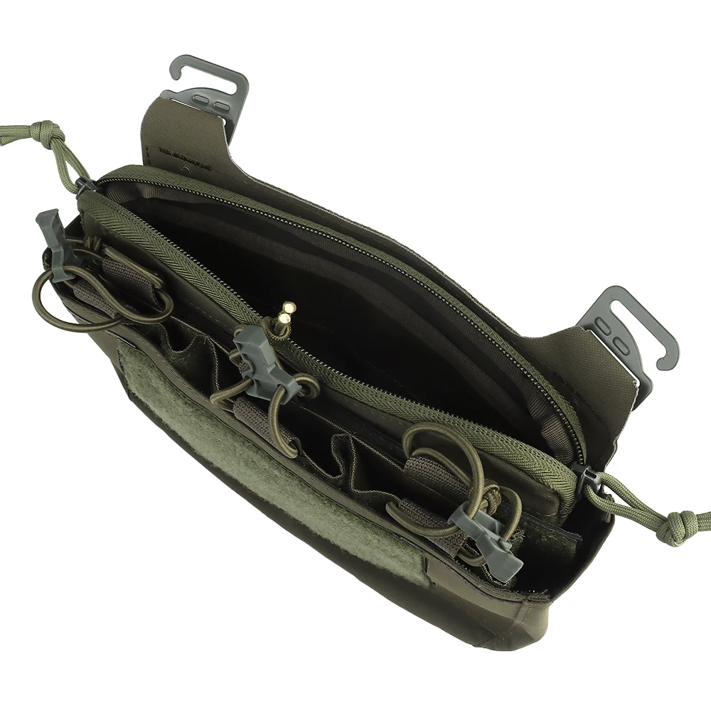 Vista del divisor interno extraíble y organización