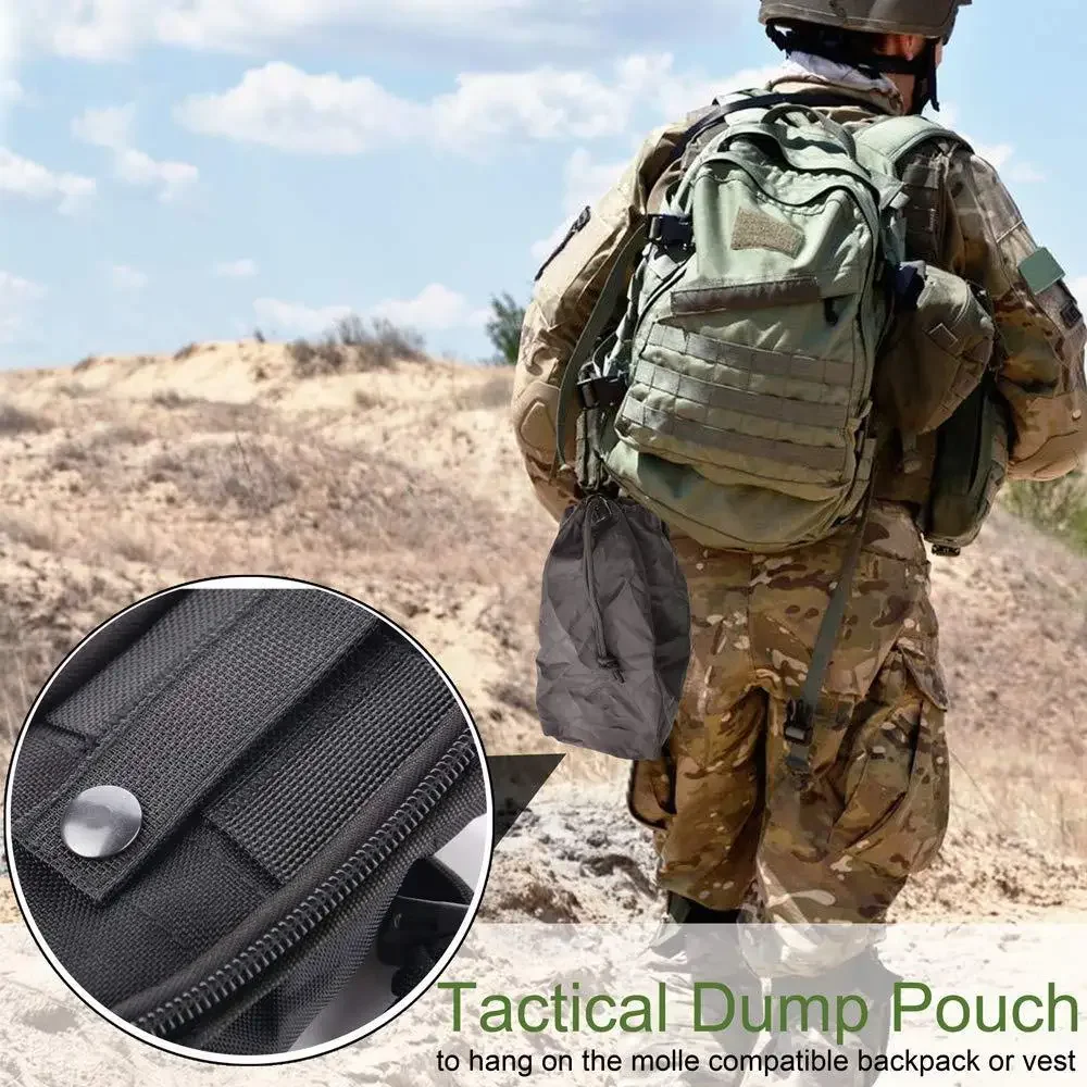 Bolsa táctica MOLLE plegable para cargadores de nylon 1000D - imagen 4