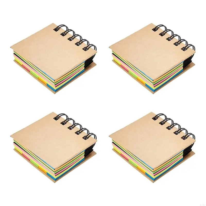 Notas adhesivas con diseño pastel tipo paleta