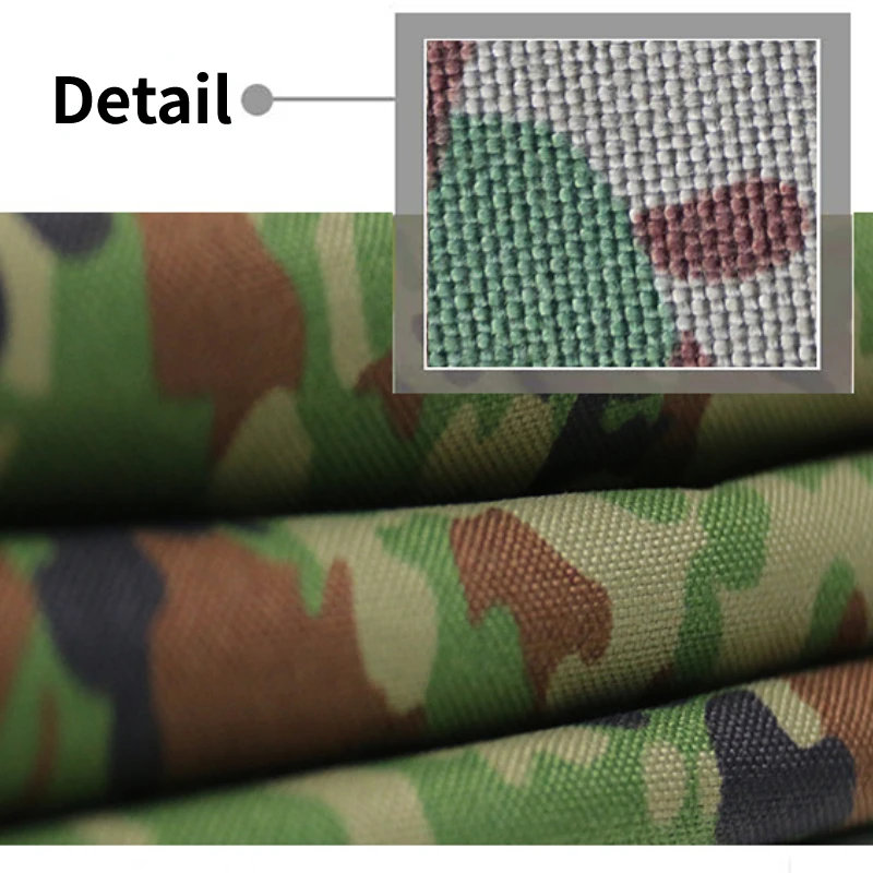 Tela táctica camuflaje impermeable PU nailon japonés – mochila - imagen 3