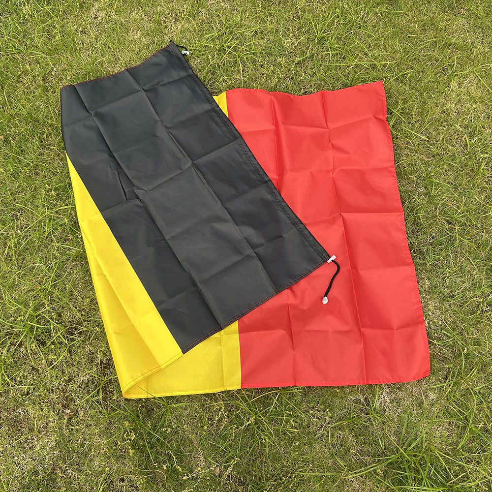 Bandera de Bélgica tipo chal poliéster para fútbol - imagen 3