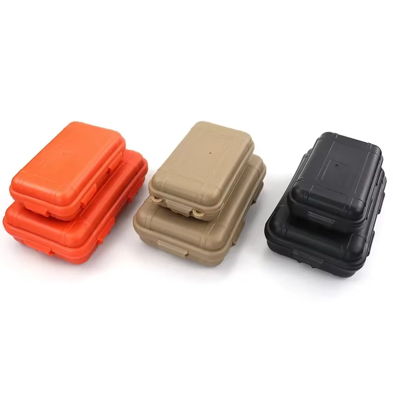 Caja de supervivencia impermeable estanco – Contenedor plástico outdoor táctico - imagen 4