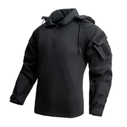 Camisa táctica manga larga hombre camuflaje secado rápido transpirable