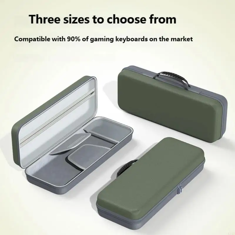 Funda rígida transporte teclado con cierre rápido exterior texturizado - imagen 2