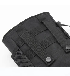 Bolsa portamuniciones táctica MOLLE con cordón para cinturón