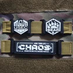 USEC Bear Parche PVC 3D Tarkov insignia táctica para ropa y mochila