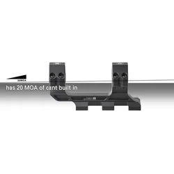 Montura Picatinny 20MOA Discovery Precision para anillos 30/34mm