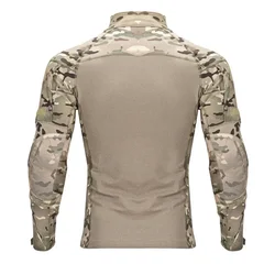 Camiseta táctica camuflaje transpirable ripstop resistente combate