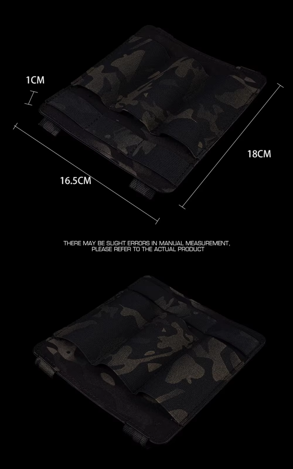 Panel integrado en configuración MOLLE