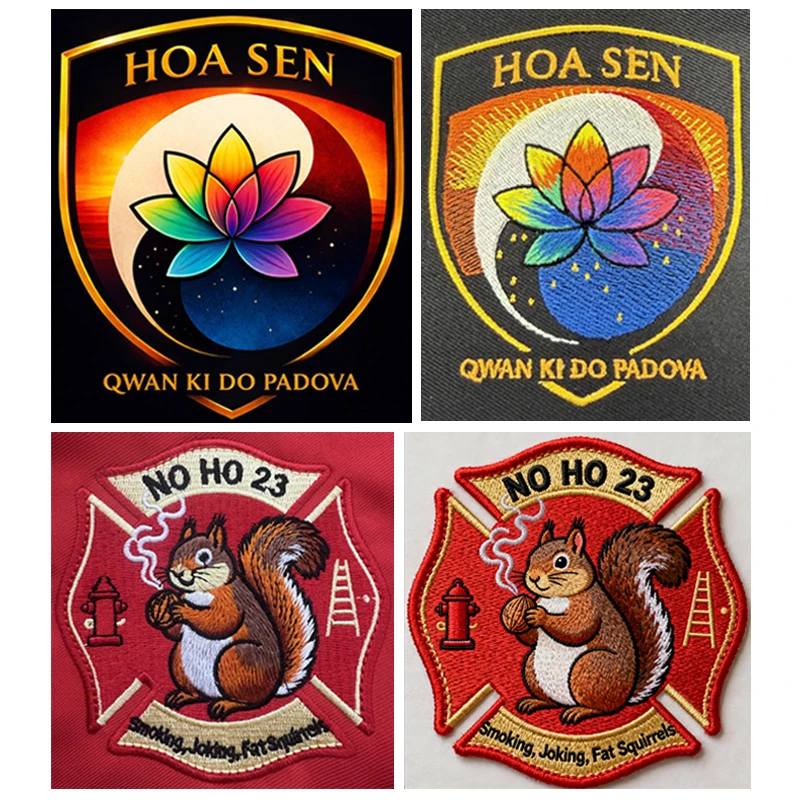 Parche táctico termoadhesivo con velcro gancho y bucle personalizado - imagen 2