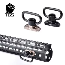 Hebilla eslinga pistola táctica QD MLOK/KEYMOD para riel Picatinny