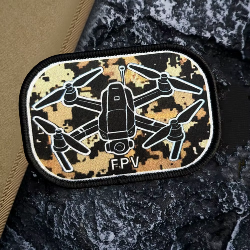 Parche táctico UAV con velcro, estampado divertido para mochila - imagen 3