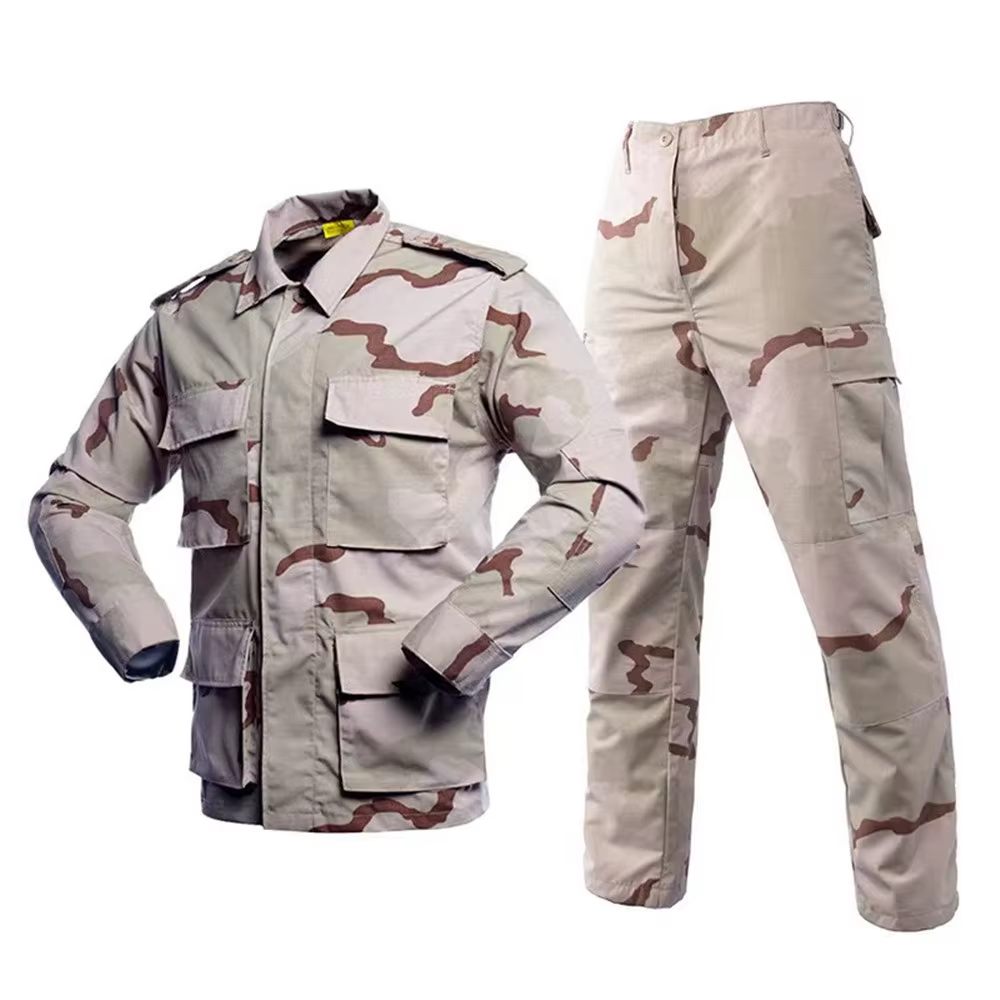 Uniforme táctico DCU BDU desierto ripstop manga larga y pantalón - imagen 3
