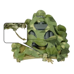 Funda de casco táctico red camuflaje 3D – Nailon para Airsoft Paintball