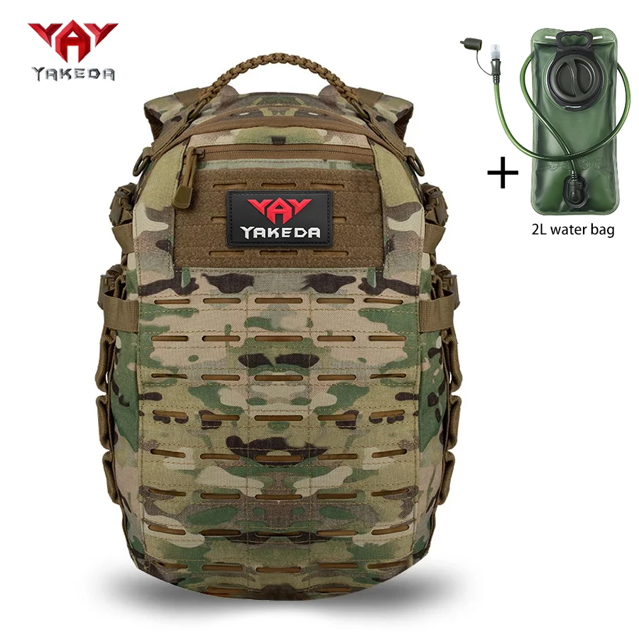 YAKEDA Mochila táctica expandible con sistema de hidratación - imagen 4
