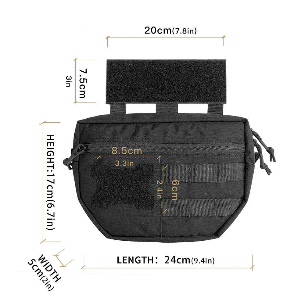 Bolsa táctica MOLLE ELITE SPANKER – Carga caza militar
