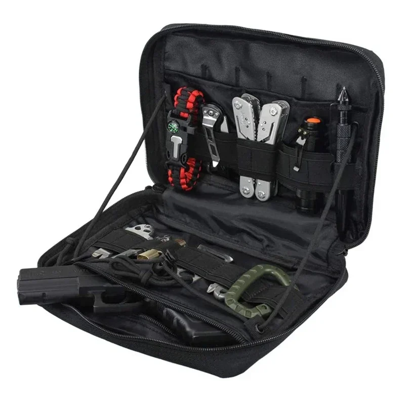 Bolsa médica táctica MOLLE EDC con soporte teléfono y herramientas - imagen 3