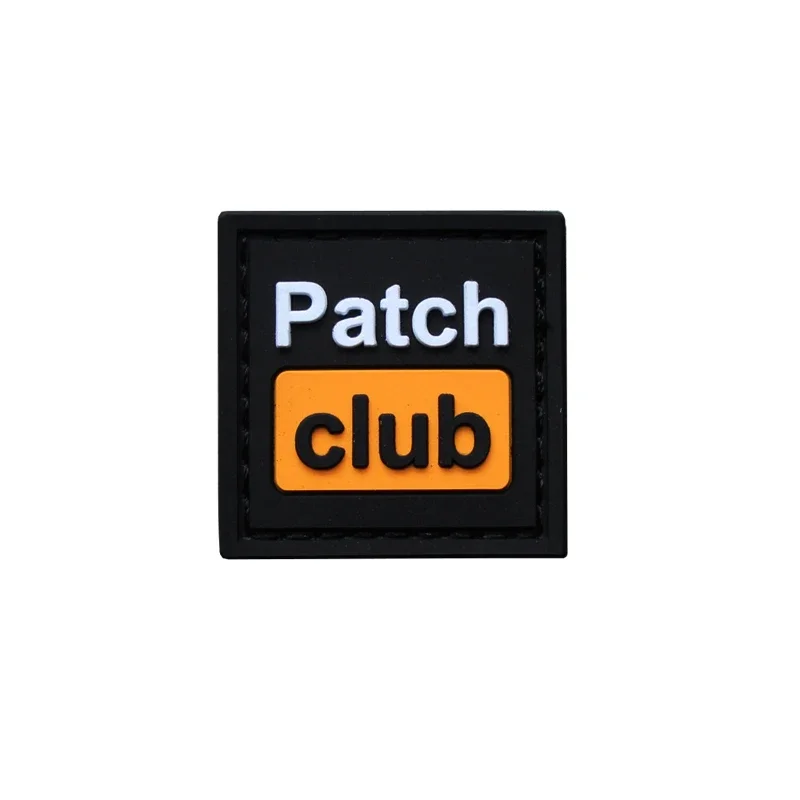 Parche PVC club militar - mini con gancho y bucle para mochila - imagen 3