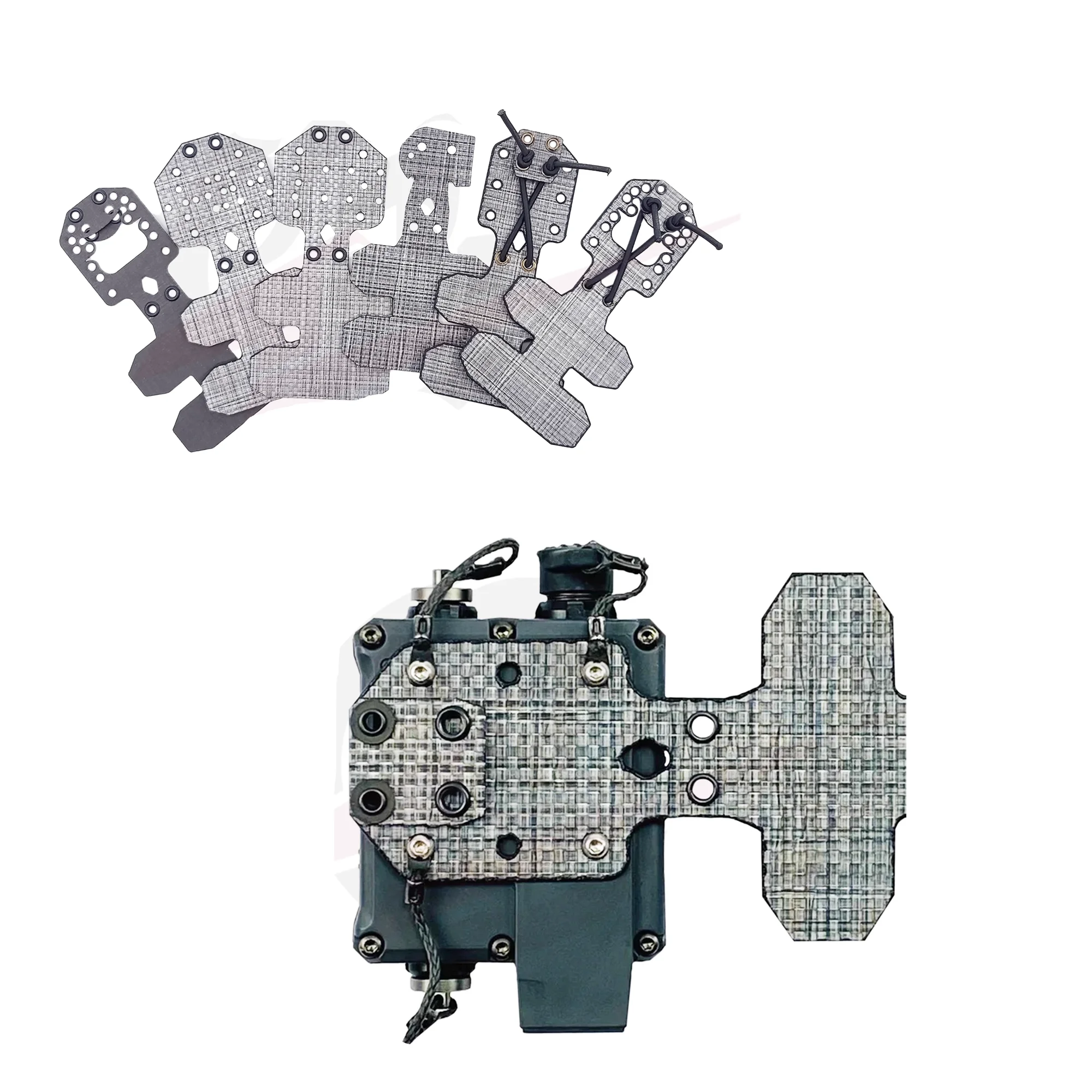 Placa táctica fija PTT V60/U94 – Accesorio expansión chaleco