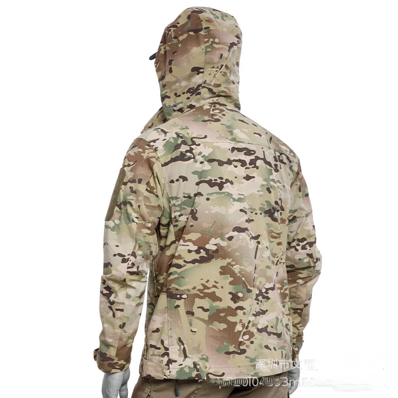 Chaqueta táctica camuflaje a prueba de viento y salpicaduras
