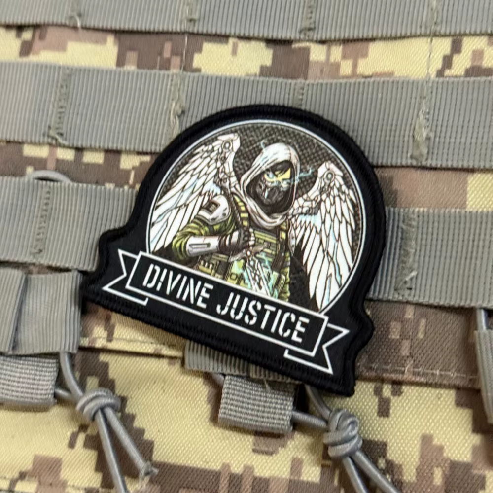 Parche táctico ala de ángel con velcro para uniforme militar - imagen 5
